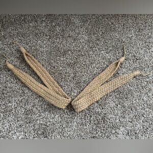 Natural Jute Rope Curtain Tiebacks 38” Set of 2 Rustic Coastal Farmhouse